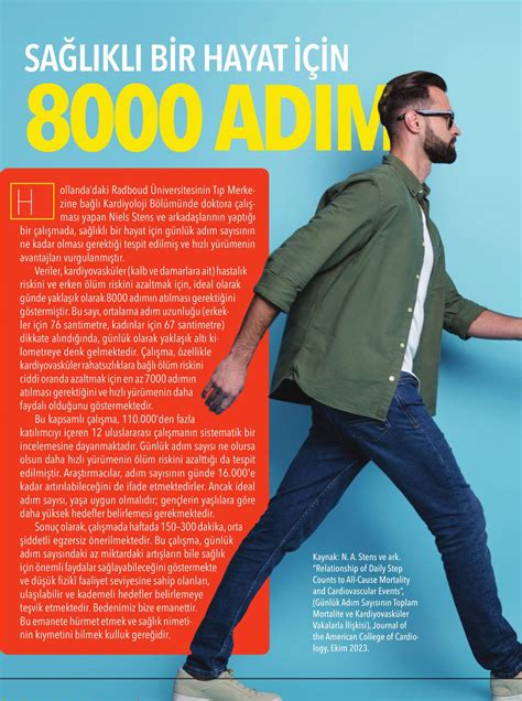 Günlük Adım Sayısının Sağlıkla İlişkisi