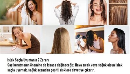 Islak Saçla Uyumak Neden Zararlıdır?